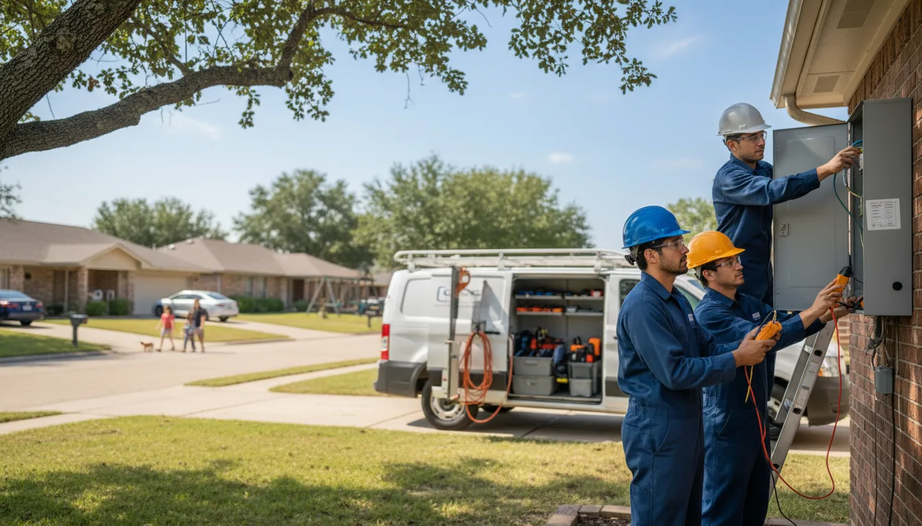 Certified electrician providing emergency electrical services in Melrose, NM